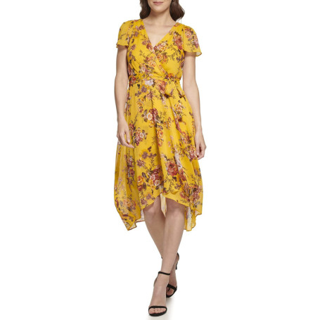 Robe Asymétrique Dorée Multicolore DKNY pour Femme 81,92 €