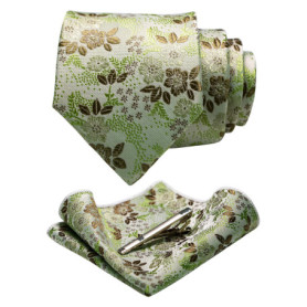 Cravate en Soie Noire avec Mouchoir pour Homme - JEMYGINS 17,37 €