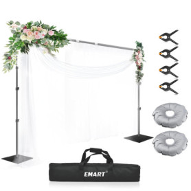 Support de Fond Photo Réglable EMART 3x3m pour Studio et Événements