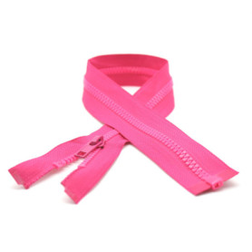 Fermeture Éclair Séparable 50 cm Rose Magenta - Pack de 10
