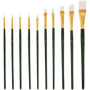Set de 10 Pinceaux Multicolores pour Peinture Acrylique et Huile - Baker Ross