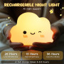 Diboniur Veilleuse Bébé Nuage Veilleuse Enfant Rechargeable, 7 Couleurs 3 Luminosité, Veilleuse Bebe Maternité, Lampe de Chevet 