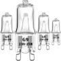 EKSAVE Lot de 4 Ampoules Halogènes G9 25W pour Four et Micro-Ondes