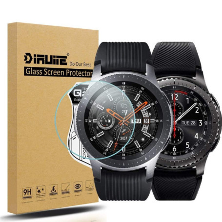 Verre Trempé pour Samsung Galaxy Watch 46mm - Protection Écran Haute Définition