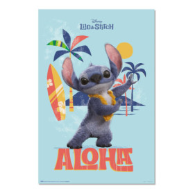 Affiche Décorative Disney Stitch en Live Action - 61x91,5 cm