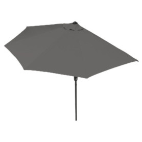 Parasol de Balcon Semi-Circulaire EASYmaxx avec Manivelle - Protection UV 40+