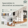 Mini Butée de Porte Adhésive en Caoutchouc Noir - EVI Herrajes