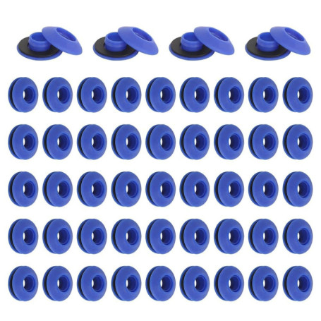 Pack de 50 Œillets en Plastique Udbrud pour Bâches et Tentes - Résistants et Durables