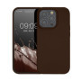 Coque Antidérapante Chocolat pour iPhone 14 Pro - kwmobile