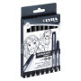 Set de 8 Stylos Mangapen LYRA pour Dessin Manga