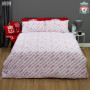 Parure de lit Liverpool FC Double Rouge avec Housse de Couette Réversible