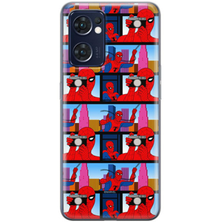 Coque Oppo RENO 7 5G Marvel Spider Man - Protection TPU Originale