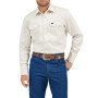 Chemise de Travail Wrangler Cowboy à Manches Longues pour Homme - Couleur Stone
