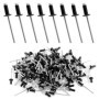Lot de 250 Rivets Aveugles en Aluminium Noir - 4 x 10 mm pour Bâtiments et Meubles