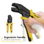 Pince à Sertir Professionnelle Faston - Outil Électrique Ergonomique 0,5-1,5 mm²