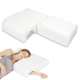 Oreiller Ergonomique HOMCA en Mousse à Mémoire pour Couples - Confort Optimal