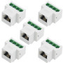 Pack de 5 Adaptateurs RJ11 CAT3 Femelle 6P4C pour Téléphone