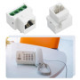 Pack de 5 Adaptateurs RJ11 CAT3 Femelle 6P4C pour Téléphone