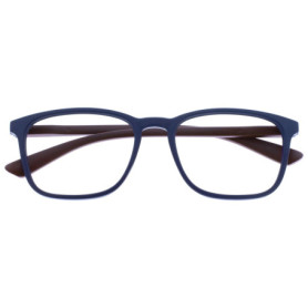 Lunettes de Lecture OPULIZE Max - Monture Large Rectangulaire Bleu Marine