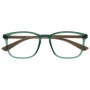 Lunettes de Lecture OPULIZE Max - Monture Rectangulaire Large en Vert Transparent Mat