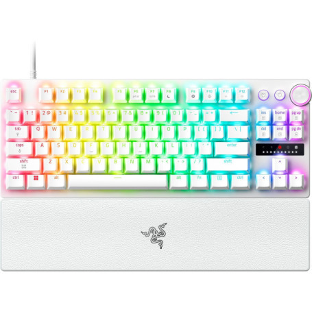Clavier Gaming Razer Huntsman V3 Pro TKL 8KHz - Mécanique Blanc