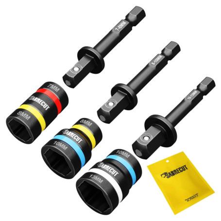 Lot de 3 tournevis réversibles magnétiques SabreCut pour écrous hexagonaux