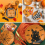 Serviettes en Papier Halloween Araignées - Lot de 20