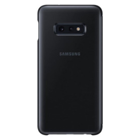 Etui Samsung Clear View Cover Noir pour Galaxy S10e
