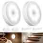 Veilleuse LED Rechargeable avec Détecteur de Mouvement - Lot de 2