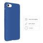 Coque Souple SBS Bleu Deep Sea pour iPhone SE 2022/SE 2020/8/7