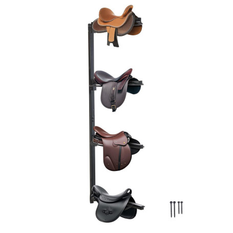 Porte-Selle Cheval VEVOR à 4 Niveaux - Rangement Pratique et Durable