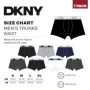 Lot de 7 Boxers DKNY pour Homme en Coton Doux - Noir, Gris, Bleu Marine, Blanc