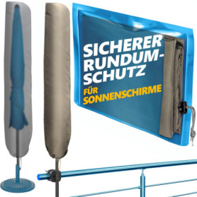 Housse de Protection Taupe pour Parasol 4smile - Résistante et Durable