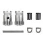 UniTak3D Roues d'Extrusion en Acier Inoxydable pour Imprimantes 3D