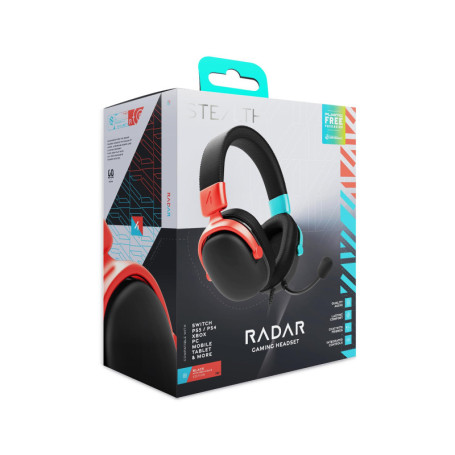 Casque de jeu STEALTH RADAR - Confort et Performance pour Consoles et PC