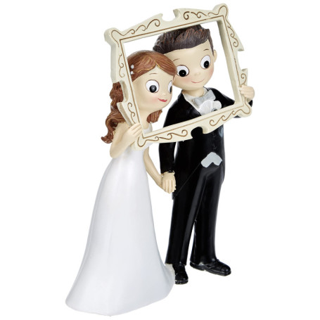 Figurine de Gâteau Pop & Fun Mopec - Souvenir Amusant pour Mariage