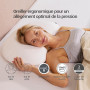 TEMPUR Sonata Oreiller viscoelastique en matériau TEMPUR, oreiller ergonomique cervical pour dormir sur le dos ou sur le côté, o