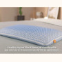 Emma Oreiller Original Elite 40x70 cm | Mousse à Mémoire de Forme & Airgrid™ | Ferme & Thermorégulant | 3 Couches Ajustables | H