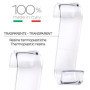 Lot de 2 Cintres Transparente Gedy Merlino pour Salle de Bain