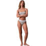 Slip Femme Calvin Klein High Leg avec Ceinture Emblématique - Gris Heather