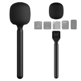 NAVESO Poignée Microphone pour Interviews et Vlogs