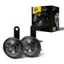 Klaxon à Disque Hella Noir 77 mm 12V - Sécurité et Fiabilité