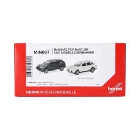 MiniKit Porsche Cayenne Turbo - Modèle à l'Échelle 1:87 en British Racing Green