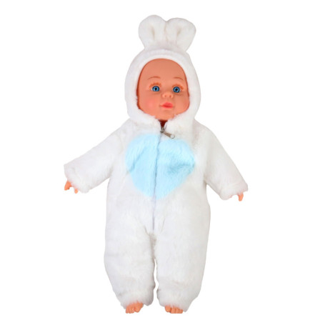 Poupon en Pyjama Lapin Bleu - CLEMENT CLEMENTINE - Jouet d'Imitation pour Enfants