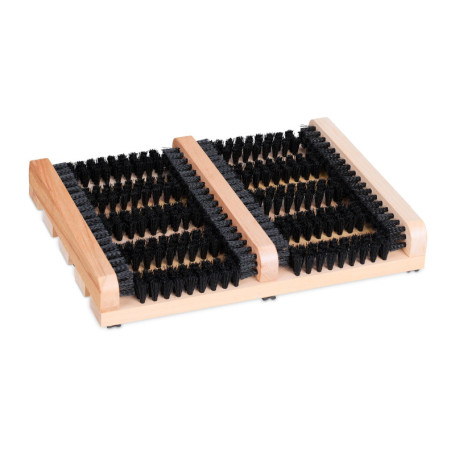 Grille Gratte-Pieds en Bois Antidérapante Relaxdays pour Intérieur et Extérieur