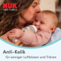 Tétine NUK First Choice pour Biberon - Débit Moyen, 3+ Mois