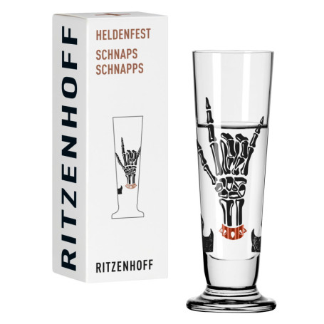 Verre à Liqueur RITZENHOFF en Cuivre et Tête de Mort - 40 ml
