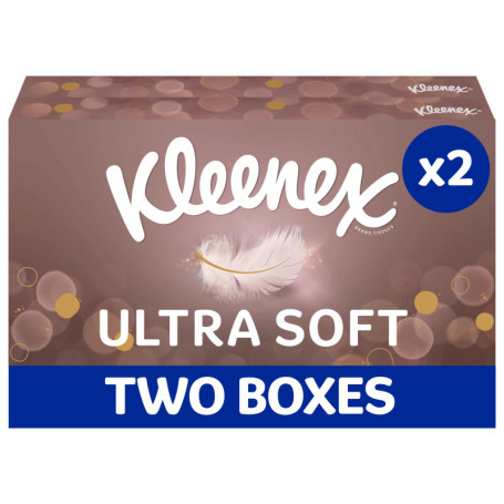 Mouchoirs Ultra Soft Kleenex - Boîte de 144 unités