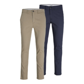 Pack de 2 Pantalons Chino Slim Fit Beige JACK & JONES
