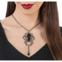 Collier Araignée Chaks en Pierre Acrylique Noire - Accessoire Gothique